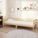 vidaXL Solid Pine Wood Natural Soffa 204cm 3-sits