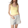 Zara Polyamide Top With Wide Straps - Light Yellow