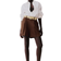 H&M Belted Piqué Shorts - Dark Brown
