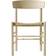 Fredericia Furniture J39 Mogensen Soap-treated Beech/Natural Wicker Köksstol 77cm