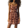 H&M Printed Strappy Dress - Brown/Patterned