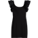 H&M Frill Trimmed Jersey Dress - Black