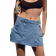 Zara Z1975 Wrap Denim Skort - Mid Blue