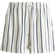 H&M Linen-Blend Drawstring Shorts - White/Navy Blue Striped