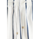 H&M Linen-Blend Drawstring Shorts - White/Navy Blue Striped