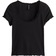H&M Lace Trimmed Top - Black