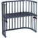 Babybay Original Grey Lacquered 18x34.5"