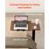 VEVOR Overbed Wood/Black Skrivbord 40x70cm