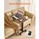 VEVOR Overbed Wood/Black Skrivbord 40x70cm