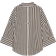 Zara Wide Sleeve Linen Blend Shirt - Brown/White