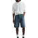 Zara Straight Leg Denim Bermuda Shorts - Blue
