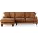 Dunelm Beatrice Brown Sofa 234cm 3 Seater
