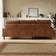 Dunelm Beatrice Brown Sofa 234cm 3 Seater