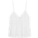 Zara Lace Trimmed Chiffion Top - White