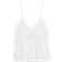 Zara Lace Trimmed Chiffion Top - White