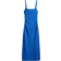 H&M Textured Jersey Midi Dress - Blue