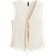 H&M Knitted Tie-Front Top - Cream