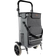 MALATEC Foldable Shopping Cart - Grey