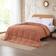 Modern Threads All-season Reversible Down Alternative King Bedspread Orange, White (264.2x223.5cm)
