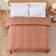 Modern Threads All-season Reversible Down Alternative King Bedspread Orange, White (264.2x223.5cm)