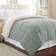 Modern Threads All-season Reversible Down Alternative King Bedspread Green, White (264.2x223.5cm)