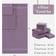 Madison Park Turkish Bath Towel Purple (147.32x76.2cm)
