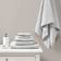 Madison Park Waffle Bath Towel Gray (137.16x71.12cm)