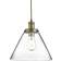 Searchlight Pyramid Antique Brass/Clear Pendant Lamp ∅ 29cm