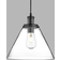 Searchlight Pyramid Black/Clear Pendant Lamp ∅ 29cm