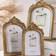Shein 1pc Vintage European Style Gold Curved Frame Decorative Photo Frame Gold Photo Frame