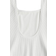 H&M Gerippter Badeanzug - Weiß