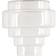 ValueLights Lane 5 Tier Layered Glass Ceiling Light Shade 24.5 x 23.5 x 23.5 cm Pendant Lamp