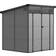 OutSunny 6 x 6ft Plastic Garden Shed Light Grey (Building Area )