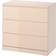IKEA Malm Light Orange/High Gloss Kommode 80x78cm