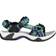 CMP Kid's Hamal Sandals - Black Blue/Verde Fluo
