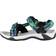 CMP Kid's Hamal Sandals - Black Blue/Verde Fluo