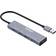 Deltaco USB-A Hub 4x USB-A 5 Gbps