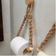 Shein 1/2pcs Wall-Mounted Rope Toilet Paper Holder, No-Drill Bathroom Rope Toilet Roll Holder, Kitchen Wall-Mounted Tissue Rack With Hook, Suitable For Replacement Roll - Modern Home Decor Bathroom Accessory Bathroom Decor Summer