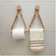 Shein 1/2pcs Wall-Mounted Rope Toilet Paper Holder, No-Drill Bathroom Rope Toilet Roll Holder, Kitchen Wall-Mounted Tissue Rack With Hook, Suitable For Replacement Roll - Modern Home Decor Bathroom Accessory Bathroom Decor Summer