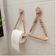 Shein 1/2pcs Wall-Mounted Rope Toilet Paper Holder, No-Drill Bathroom Rope Toilet Roll Holder, Kitchen Wall-Mounted Tissue Rack With Hook, Suitable For Replacement Roll - Modern Home Decor Bathroom Accessory Bathroom Decor Summer