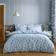 Dunelm Foxley Ditsy Duvet Cover Blue (200x200cm)