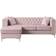 Glory Furniture Paige Pink Sofa 87" 2pcs 3 Seater