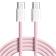 Shein 60W 5A USB C - USB C M-M Pink 1m