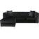 Glory Furniture Paige Black Sofa 87" 2pcs 3 Seater