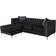 Glory Furniture Paige Black Sofa 87" 2pcs 3 Seater