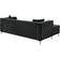 Glory Furniture Paige Black Sofa 87" 2pcs 3 Seater