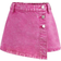 Shein Tween Girls Summer Y2K Casual Boho Asymmetrical Button Denim Skirt & Shorts - Summer