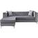 Glory Furniture Paige Gray Sofa 87" 2pcs 3 Seater