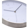 Nextime Essential Silver/White Wall Clock 34cm