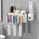 Shein A Set Of Toothbrush Storage Rack With 3 Cups And 1 Toothpaste Dispenser Home Bathroom Decor Summer Back To School